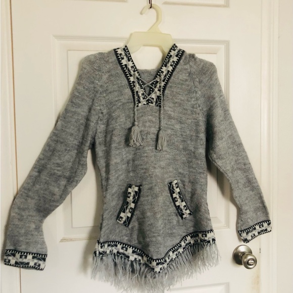 Gray Patterned Women's Sweater - Picture 5 of 5
